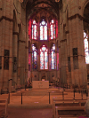 Interior Cathedral Stained Glass