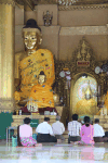 Buddha Statues Shwedagon Pagoda